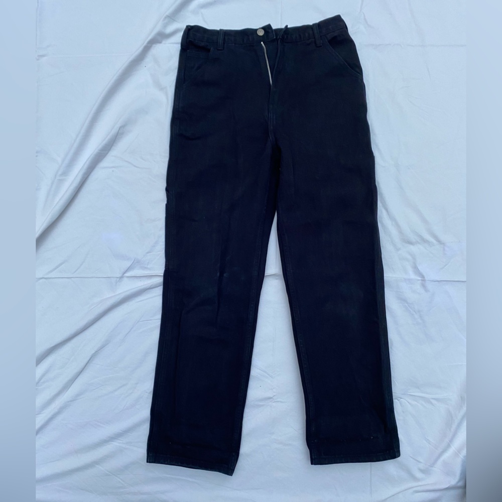 John Galt Straight Leg Black Cargo